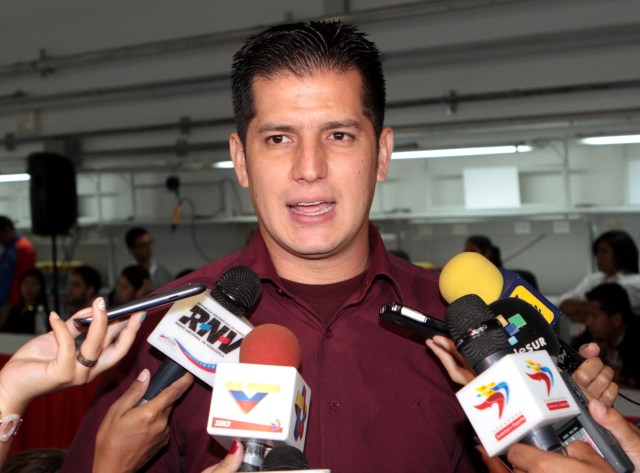Mervin Maldonado, ministro de Deporte (Foto: AVN)