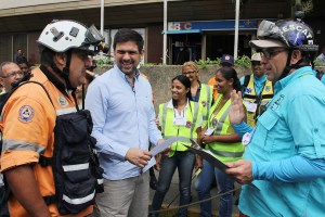 Municipio Sucre se sumó al simulacro nacional de sismo