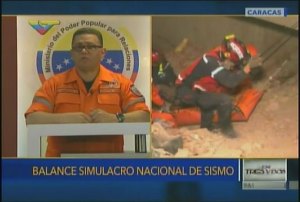 Gobierno ofreció balance general acerca del simulacro nacional de sismo
