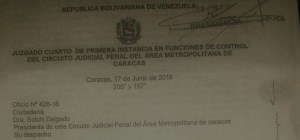 Juzgado asegura que Fiscal del Ministerio Público solicitó detención de Ángel Coromoto Rodríguez