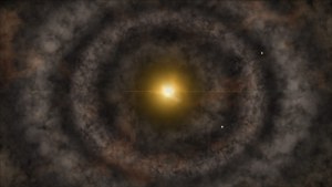 Primera imagen de un disco protoplanetario enano alrededor de una estrella