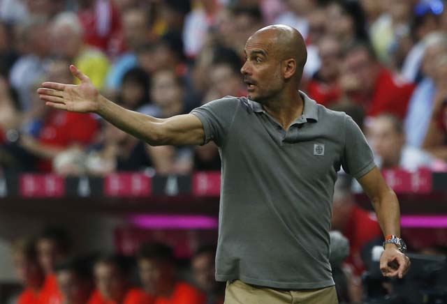 Football Soccer - Bayern Munich v Manchester City - Pre Season Friendly - Allianz Arena, Munich, Germany - 20/7/16 Manchester City manager Pep Guardiola Action Images via Reuters / Michaela Rehle Livepic