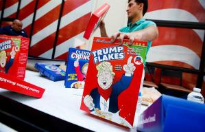 “Trump Flakes”, el polémico cereal que se vendió en la Convención Republicana (Foto)