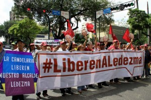 A la voz de #UnGritoXLedezma caraqueños exigieron libertad para el Alcalde Metropolitano