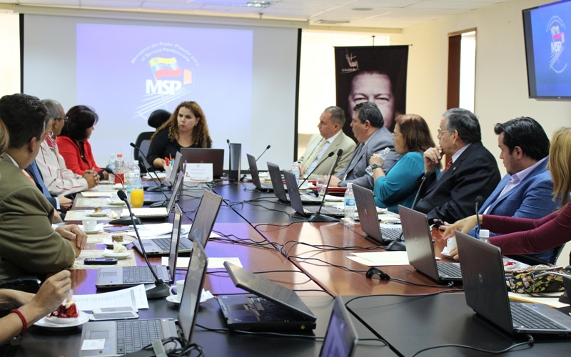 Comisión Penitenciaria de la AN se reunió con la ministra Iris Varela