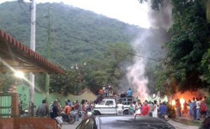 Protestaron en Ocumare de La Costa por fallas en el servicio eléctrico