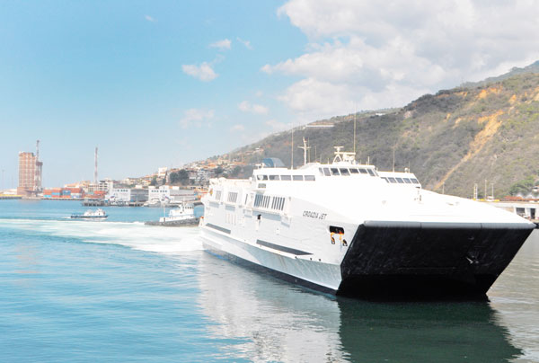 Ferry Croazia Jet ya está cubriendo la ruta directa El Guamache – La Guaira