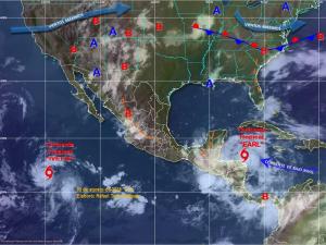 Decretan alerta roja en el Caribe de Honduras por tormenta tropical Earl