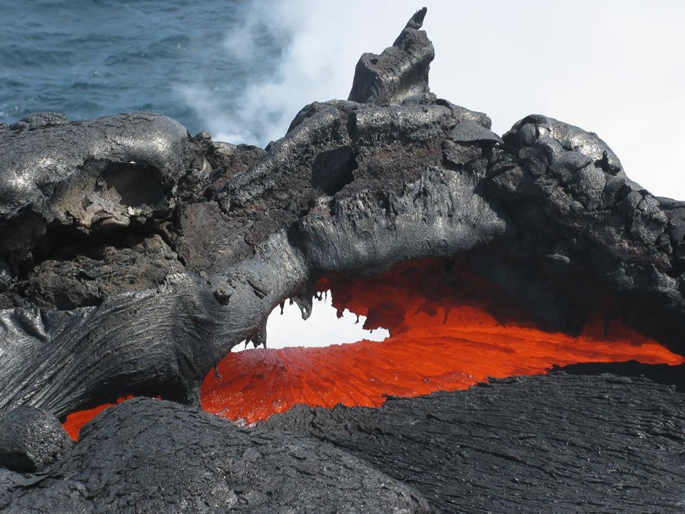 ¿Conoces los hermosos ríos de lava del Kilauea?
