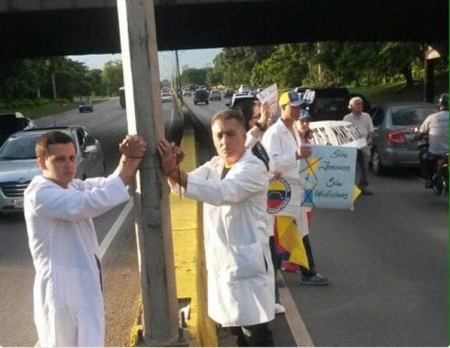 Protesta de medicos