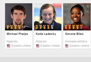 Estos son los deportistas con más medallas en Rio 2016