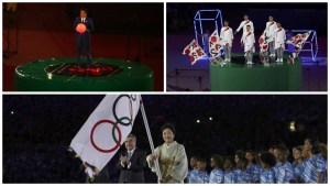 Tokio recibió la bandera olímpica e hizo muestra de lo que viene en 2020 con este espectáculo (Fotos)