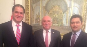 Diputado Luis Florido y Carlos Vecchio se reunieron con el canciller de Paraguay