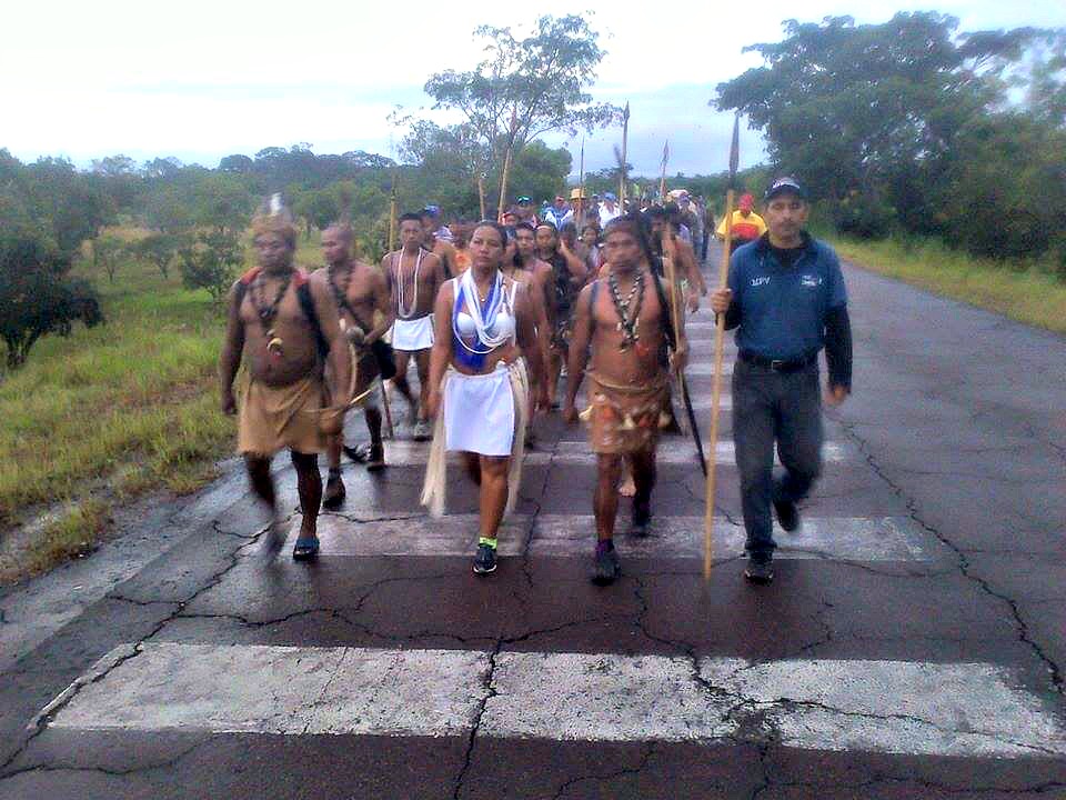 La caminata de indígenas para #TomaDeCaracas arribó al estado Apure