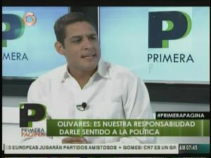 José Manuel Olivares: El permiso para marchar es la Constitución