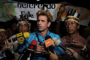 Capriles: A pesar de las guarimbas, el pueblo venezolano se está trasladando a Caracas