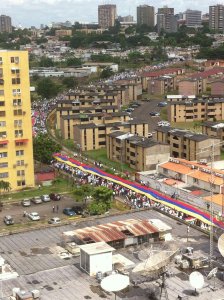 Multitudinaria marcha de la MUD en Guayana pidió revocatorio y elecciones regionales