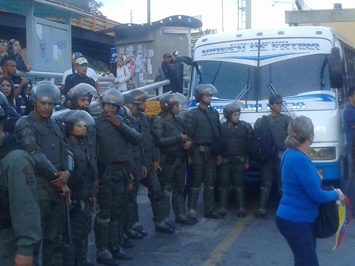 Así reportan la presencia de efectivos del orden público en la Gran Caracas este #1S (Fotos + Video)