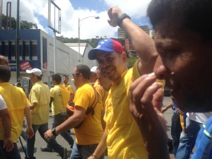 José Antonio Mendoza se movilizó junto al pueblo de Monagas en la gran “Toma de Caracas” (Fotos)