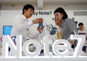 Samsung suspende la producción y la venta del Galaxy Note 7