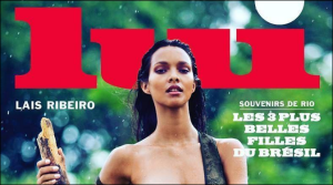 Esta modelo brasileña de Victoria’s Secret posó desnuda para una revista francesa (Foto+ pezón tropical)