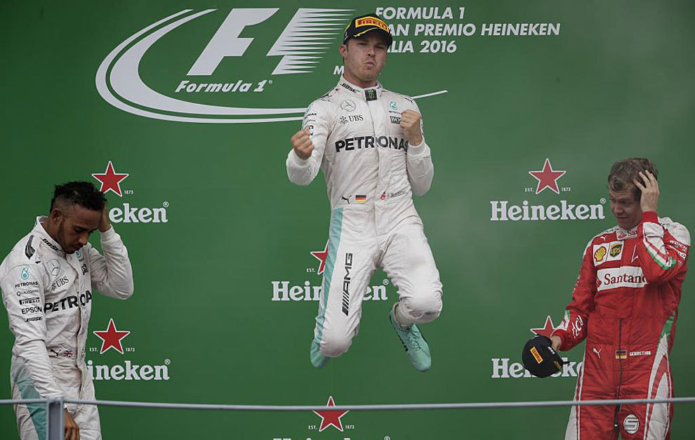 Nico Rosberg gana por primera vez el Gran Premio de Italia