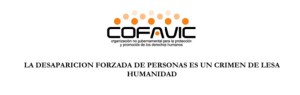 COFAVIC: La desaparición forzada de personas es un crimen de lesa humanidad