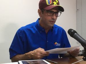 Capriles: Rectoras del CNE creen que paciencia del pueblo es infinita