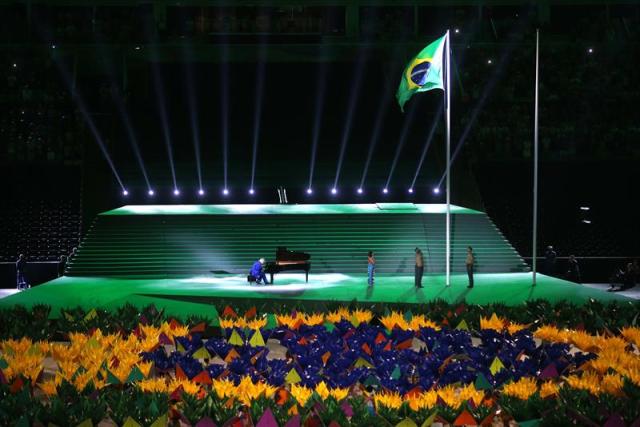 Vista de la ceremonia de apertura de los Juegos Paralímpicos Río 2016 hoy, miércoles 7 de septiembre de 2016, en el estadio Maracanã en la ciudad de Río de Janeiro (Brasil). EFE 