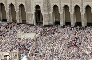 Una marea humana para la gran oración en La Meca (fotos)