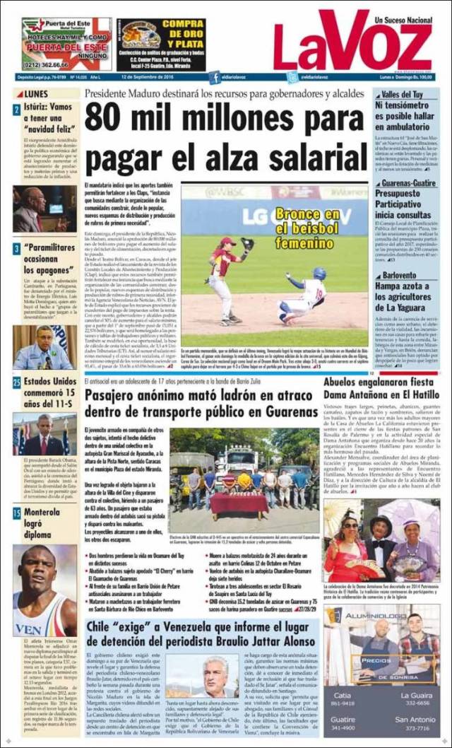 PORTADA LA VOZ