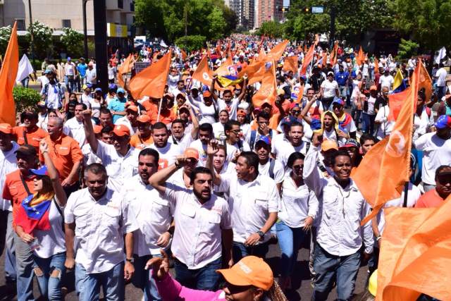 Inicia marcha en el Zulia para exigir realización del revocatorio (2)