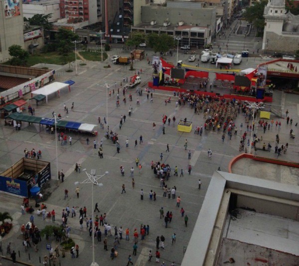 Así lucen las concentraciones chavistas en Caracas #16S 2:00 p.m.
