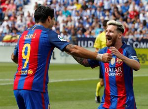 Messi y Súarez acaban con la ilusión del Leganés