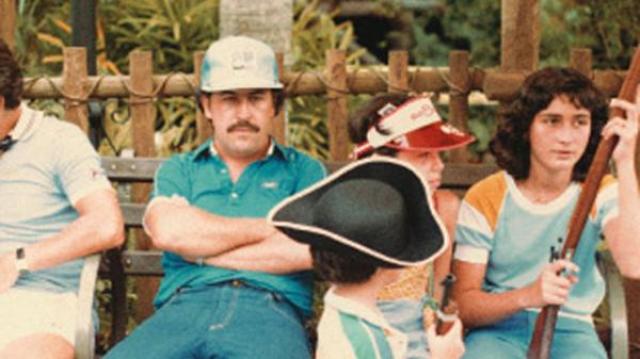 Pablo Escobar en Disney, en mayo de 1981. Foto: Infobae