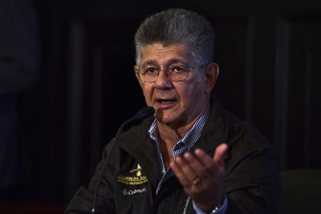 Henry Ramos Allup, presidente de la Asamblea Nacional (Foto Reuters)