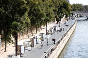 Romántica orilla derecha del Sena será para peatones (fotos)
