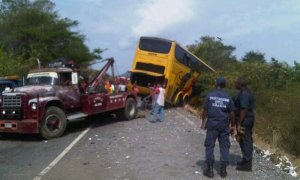 Once muertos y 14 heridos en accidente de Expresos Los Llanos en Bolívar