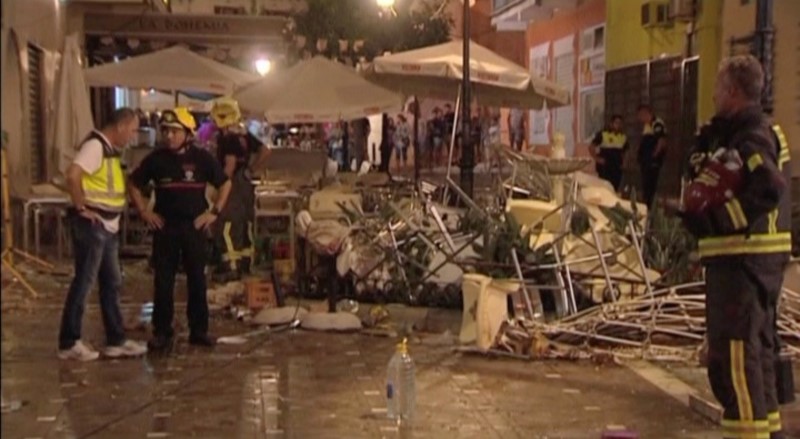 Al menos 90 heridos deja explosión en restaurante en España; cinco graves