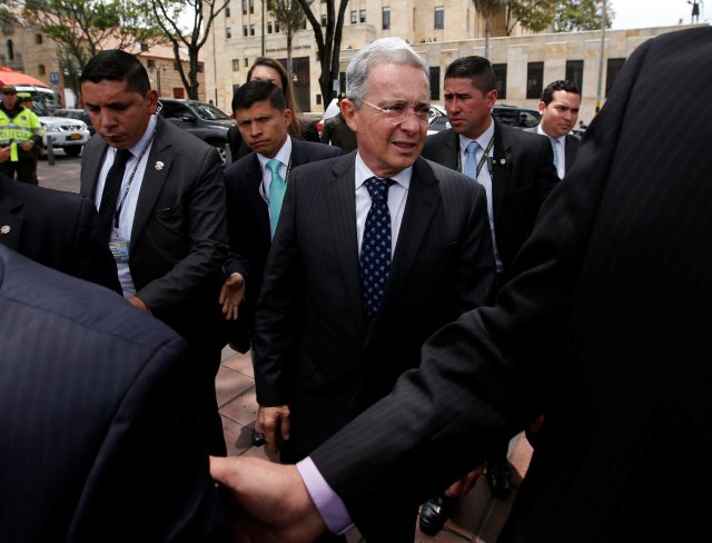 El líder de la oposición colombiana, Álvaro Uribe (Foto: Reuters)