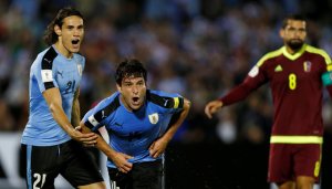 Uruguay goleó a Venezuela 3-0