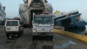 Controlada situación del ferry Carmen Ernestina, según Conferry