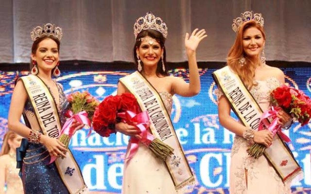 Blanca Valbuena, Anaís Ramírez y Rosángela Matos integraron el cuadro de ganadoras del año pasado durante la elección de la reina de la Feria. Foto: La Verdad