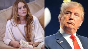 Polémica por los comentarios sexuales de Trump sobre Lindsay Lohan