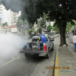 Alcaldía Metropolitana de Caracas activó ruta de fumigación espacial