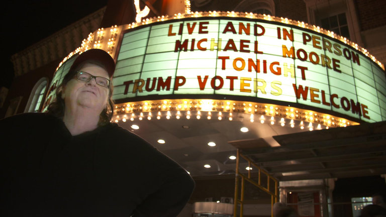 Michael Moore in Trumpland: Un documental subversivo a favor de Hillary