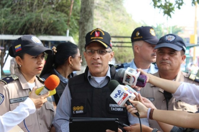 El comisionado de Seguridad Ciudadana de la gobernación del Táchira, Ramón Cabeza
