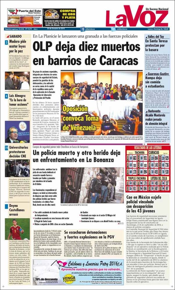 PORTADA LA VOZ