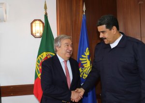 Maduro se reunió este martes con el secretario general designado de la ONU