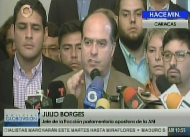 Julio Borges, diputado a la Asamblea Nacional por la Mesa de la Unidad Democrática 